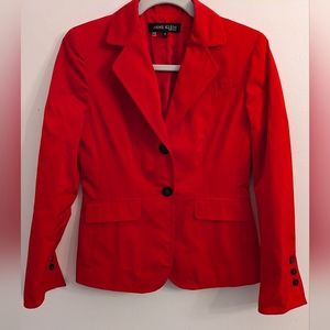 Anne Klein red jacket size 2